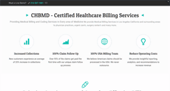 Desktop Screenshot of chbmdbilling.com